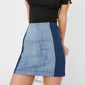 Free People Modern Femme Denim Mini